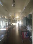 Schooltje in trein
