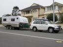 Een Aussie-caravan