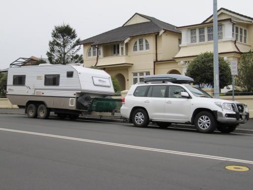 Een Aussie-caravan