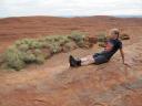 Op de top van Uluru