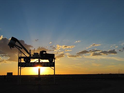 Sunset at Coober Pedy
