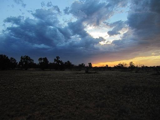 Sunset at Kingoonya