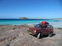 Driving on the rocks
