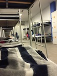 Laatste albergue in Santiago is heel simpel maar prima geslapen