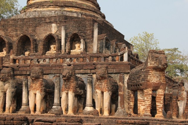 Deze tempel had oorspronkelijk 38 olifantenbeelden