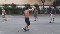 Foot- badminton