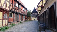 Straatje  in het museum.