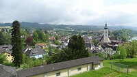 Vergezicht vanaf slot Greinburg