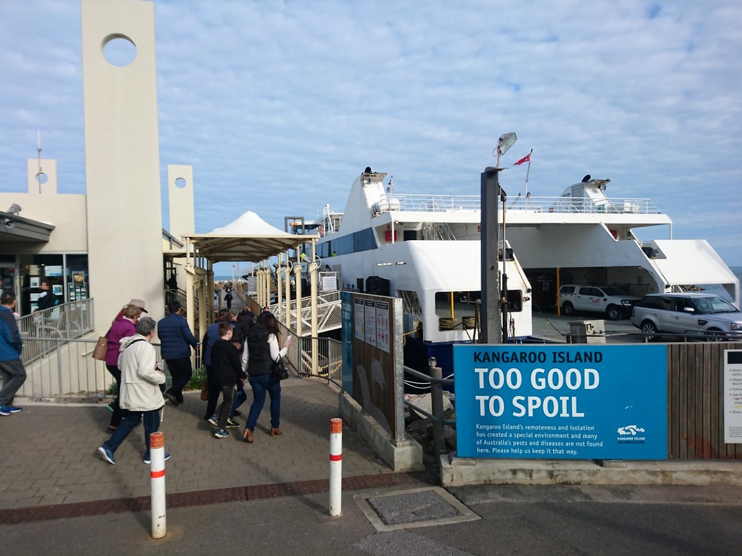 Ferry naar Kangaroo Island