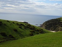 Uitzicht op Kangaroo Beach