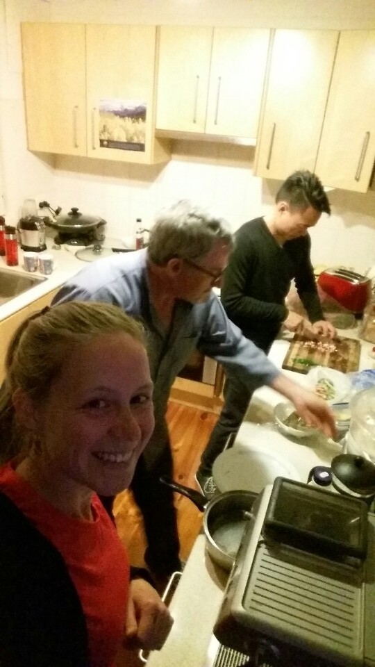 Koken bij Brownie thuis