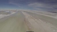 Water entree to the Uyuni Salt Flats