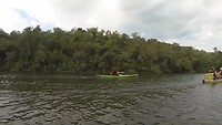 Canoeing against the current