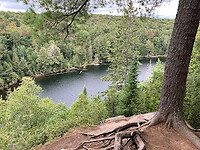 Uitzicht op Lake Jack