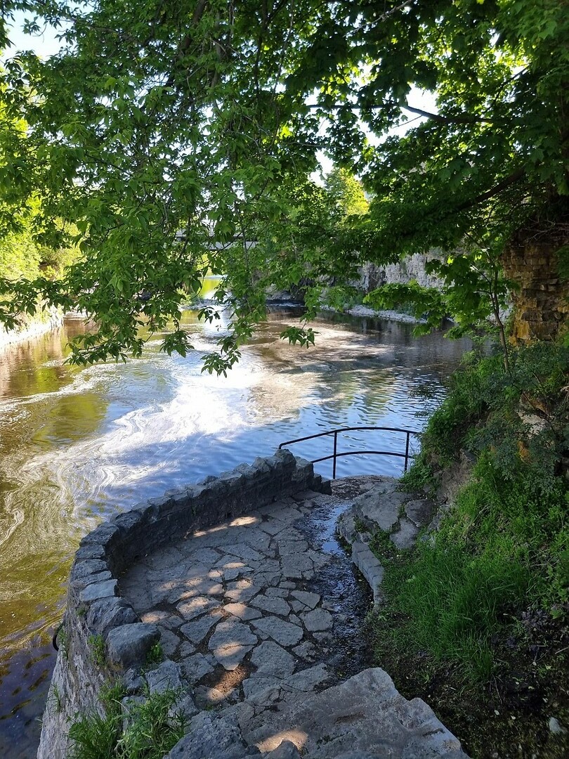 Uitzicht op rivier