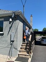 Onze motelkamer