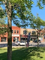 Chevy parked downtown Goderich