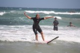 Surf pro aan het werk
