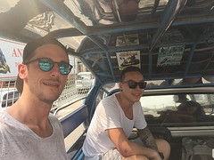 welverdiende taxi na onze wandeltocht