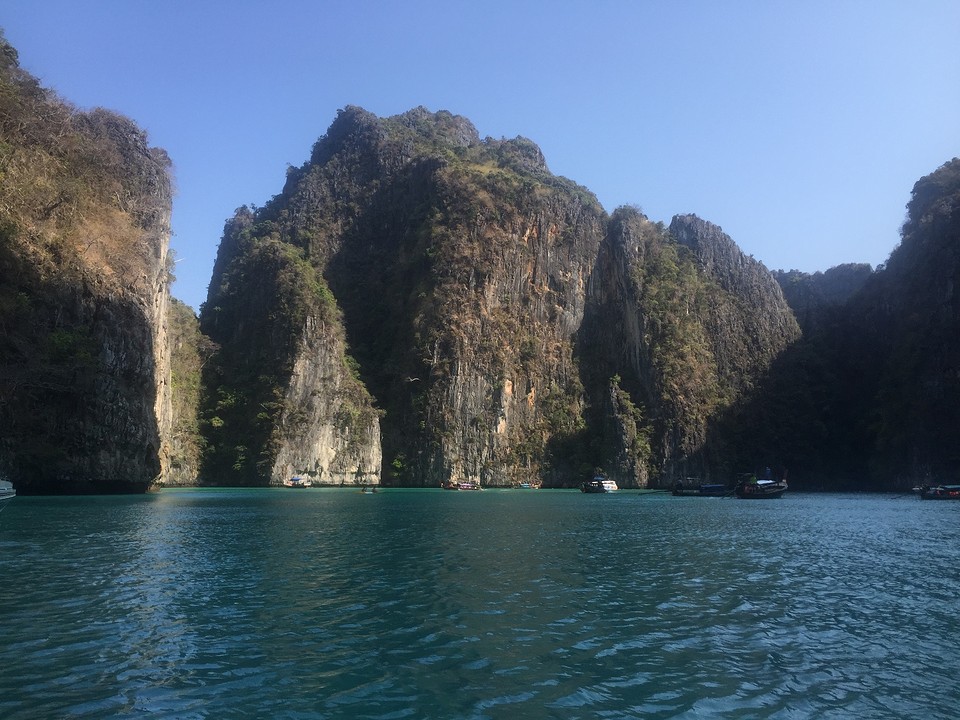 Richting Maya beach