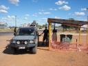Tanken in de desert