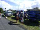 Hodgie en Terry's surfbus met 750.000 op de teller