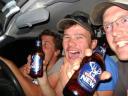 Stubbie ride met de baas z'n werk-ute