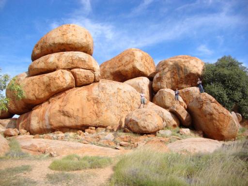 Devils Marbles lava stenen