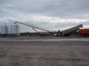 de silo's vullen met fertilizer