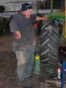 Big Pete, in standaard houding...