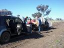 De 4x4 hield er halverwege ff meeop...