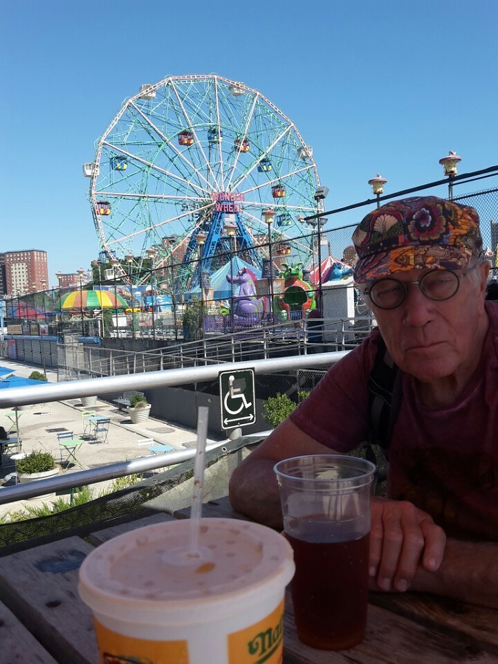 In d schaduw op de boulevard van Coney Island
