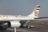 Vlak voor vertrek uit Abu Dhabi
