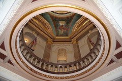 Binnenkant koepel Parlementsgebouw