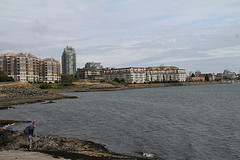 Uitzicht vanaf de Songhees (Indiaanse benaming) Walkway in Victoria West