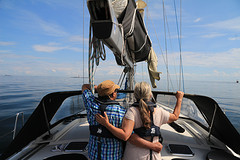Groot contrast geen wind wel veel liefde!