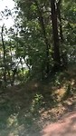 Kees op de dijk langs de Elbe op weg naar Dessau
