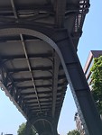 Stukje metro boven de grond