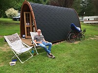 Kees voor onze trekkershut