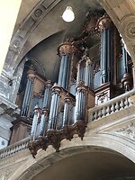 Imposant orgel in de kathedraal