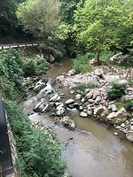 Rivier onderweg naar Viladrau