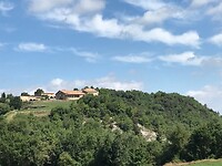 Finca op berg onderweg naar Manresa