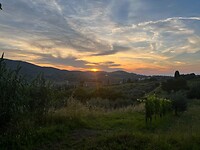 Zonsondergang vanaf San Giminiano
