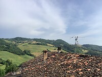View vanuit onze badkamer