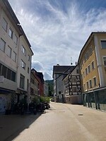 Voorname straat in Bregenz