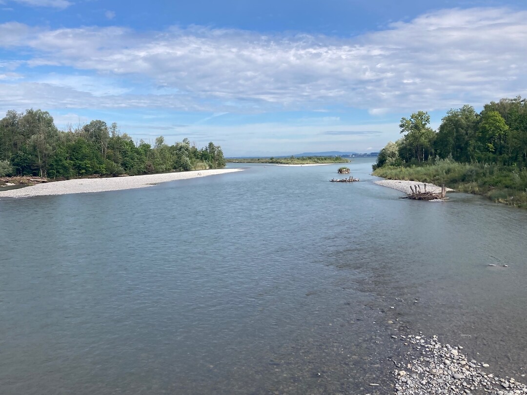 Rivier richting Bodensee