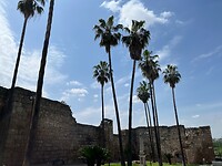 Achteraanzicht van de Alcazaba