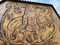 Prachtige muurschildering in Zamora