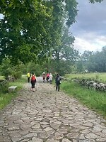 Veel wandelaars onderweg