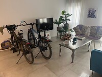 Fietsen in de huiskamer